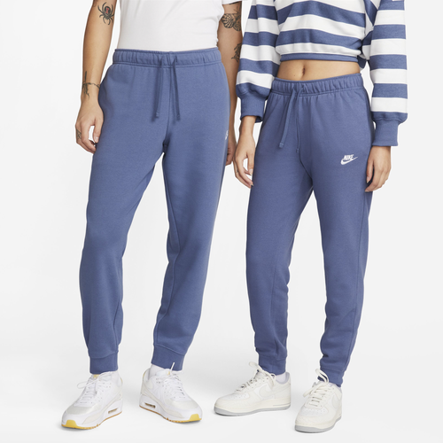 Nike Womens  Nsw Club Fleece Mr Pant In Diffused Blue/white