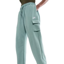 Women's - Nike NSW Club Fleece MR Cargo Pants - Cannon/White