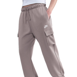 Women's - Nike NSW Club Fleece MR Cargo Pants - White/Malt