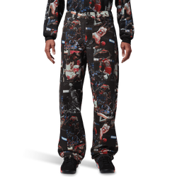 Men's - Jordan Flight AOP Woven Pants - Black/Sail