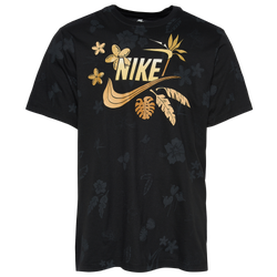 Men's - Nike AOP Palm T-Shirt - Black/Gold