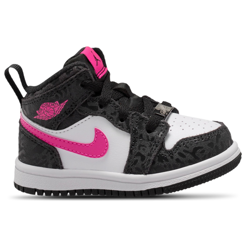 Jordan Kids' Girls Aj 1 Mid Se In Black