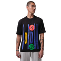 Jordan Technicolor WM Graphic Short Sleeve Crew - Jordan Black