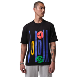Men's - Jordan Technicolor WM Graphic Short Sleeve Crew - Black