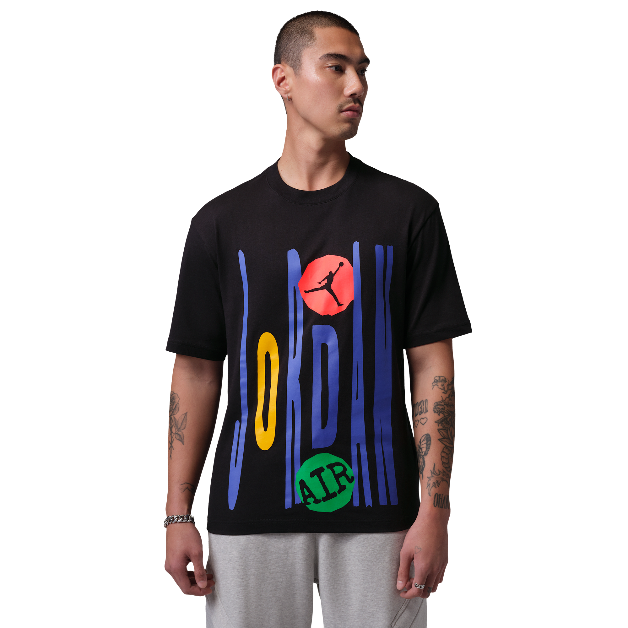 Jordan Technicolor WM Graphic Short Sleeve Crew - Men's