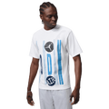 Jordan Technicolor WM Graphic Short Sleeve Crew - Jordan University Blue/White