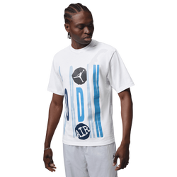 Men's - Jordan Technicolor WM Graphic Short Sleeve Crew - University Blue/White