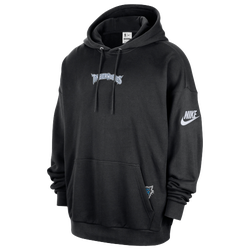 Men's - Nike Timberwolves Premium Pullover Hoodie - Black/Multi
