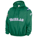 Nike Mavericks Woven LND Half-Zip Hoodie - Nike Green/Multi