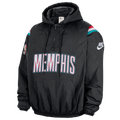 Nike Grizzlies Woven LND Half-Zip Hoodie - Nike Black/Multi