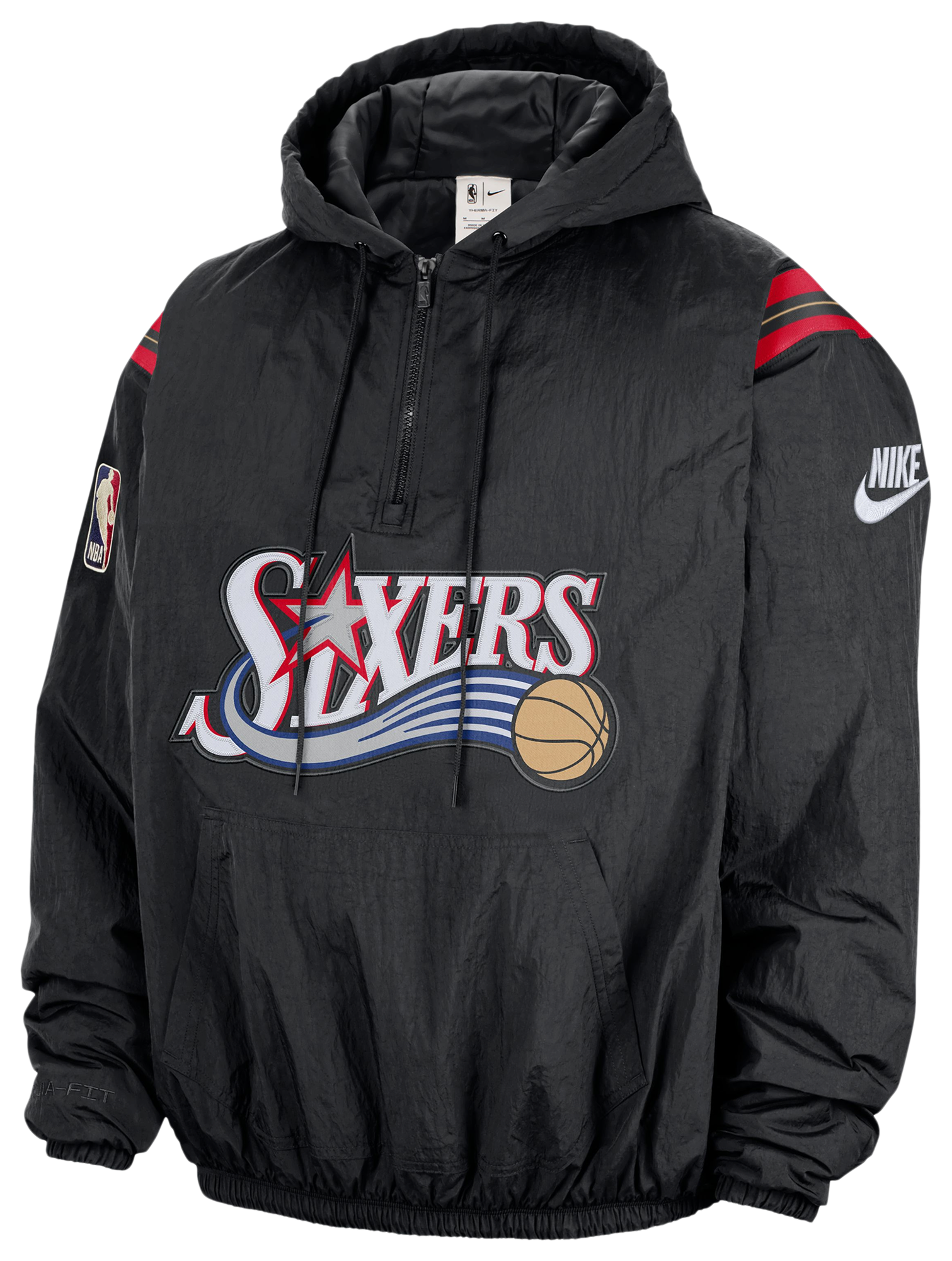 Nike 76ers Woven LND Half-Zip Hoodie | Foot Locker