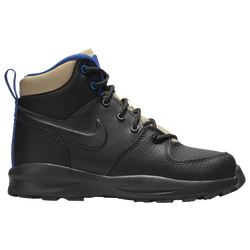 Boys' Preschool - Nike Manoa '17 Boots - Black/Sesame Game Royal