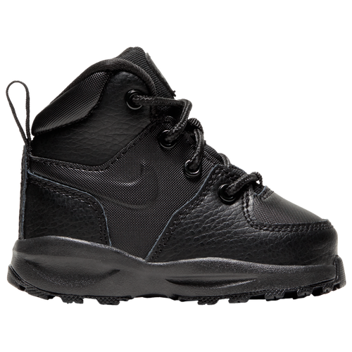 Nike Kids' Manoa Leather "triple Black" Sneakers