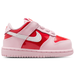 Girls' Toddler - Nike Dunk Low Valentine's Day - Pink Foam/Summit White/Red