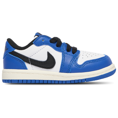 Toddler Jordan AJ1 Retro Low OG - WHITE/BLUE/BLACK