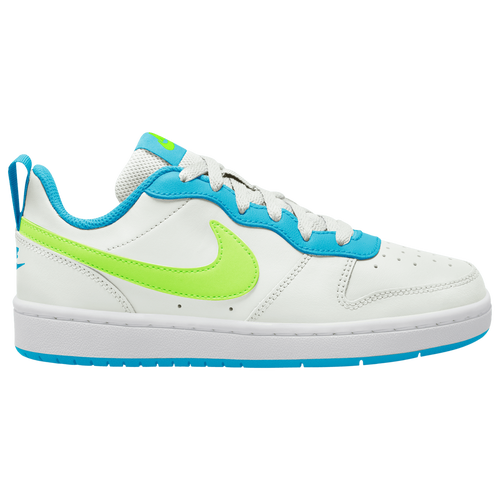 

Nike Boys Nike Court Borough Low 2 - Boys' Grade School Basketball Shoes White/Volt Size 06.5