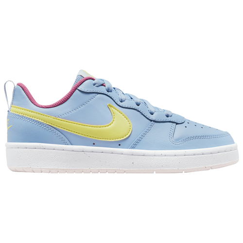 

Nike Boys Nike Court Borough - Boys' Grade School Shoes Cobalt Bliss/Light Lemon Twist/Pearl Pink Size 05.5