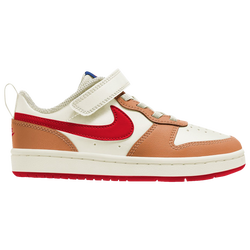 Boys' Preschool - Nike Court Borough - Sail/University Red/Hot Curry