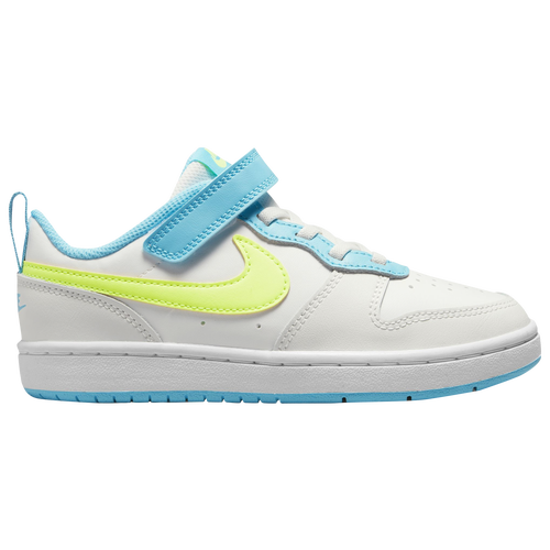 Nike Kids' Boys Court Borough Low 2 In White/volt/blue | ModeSens