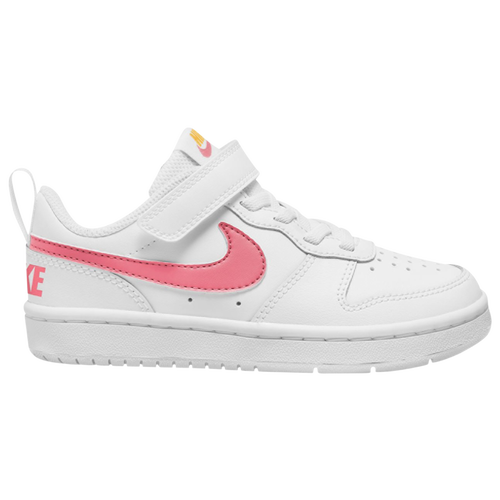 

Boys Preschool Nike Nike Court Borough Low 2 - Boys' Preschool Shoe White/Coral Chalk/Laser Orange Size 02.5