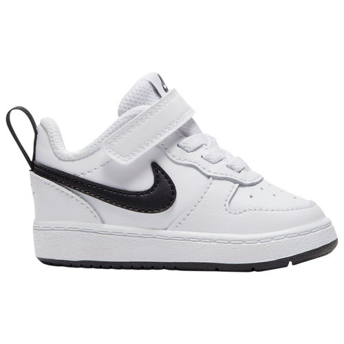 

Boys Nike Nike Court Borough Low 2 - Boys' Toddler Basketball Shoe Black/White Size 02.0