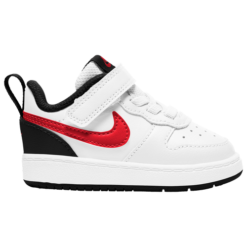 

Nike Boys Nike Court Borough Low 2 - Boys' Toddler Shoes White/University Red/Black Size 09.0