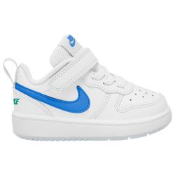 Boys' Toddler - Nike Court Borough Low 2 - White/Photo Blue