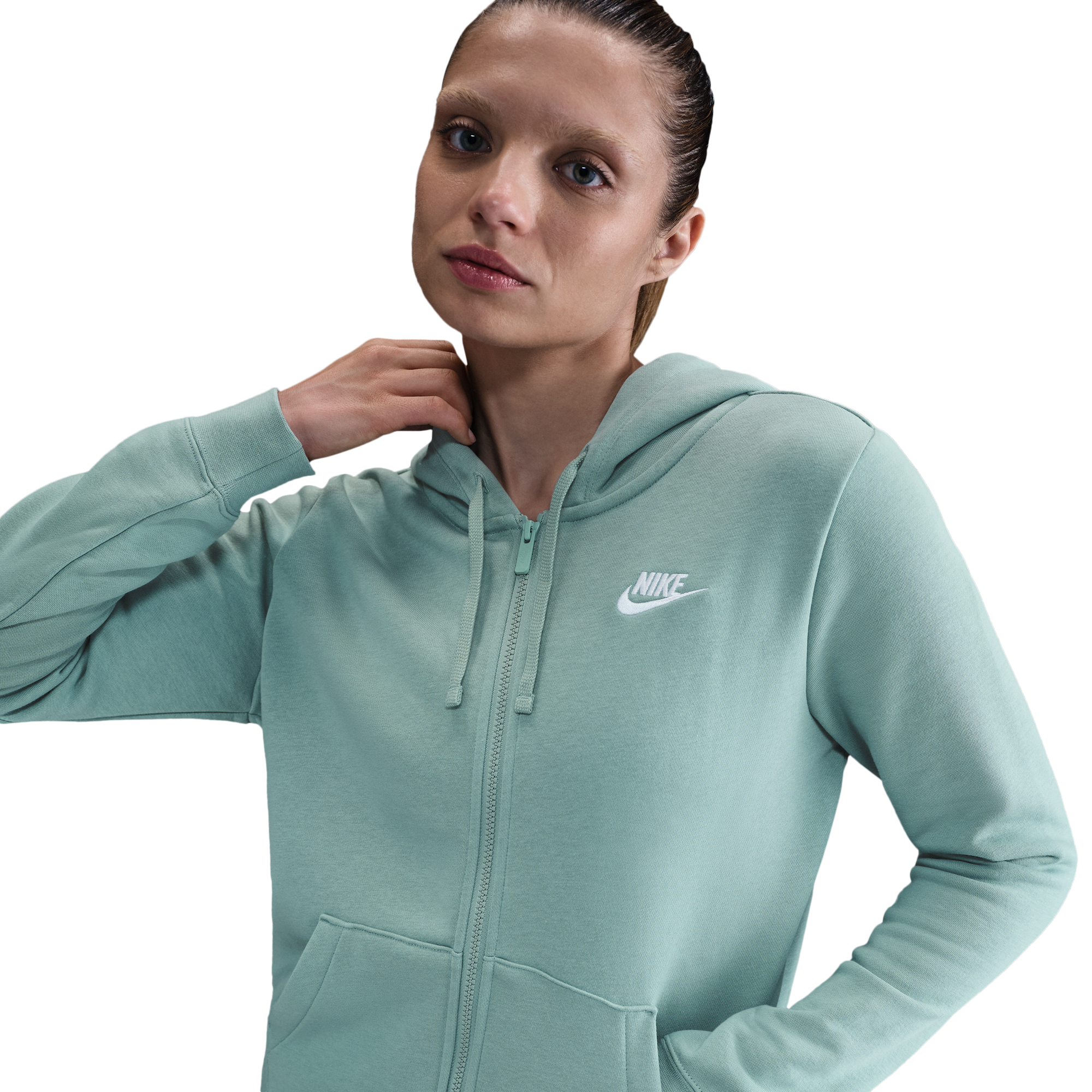Nike NSW Club Fleece FZ Hoodie - Women's | Foot Locker
