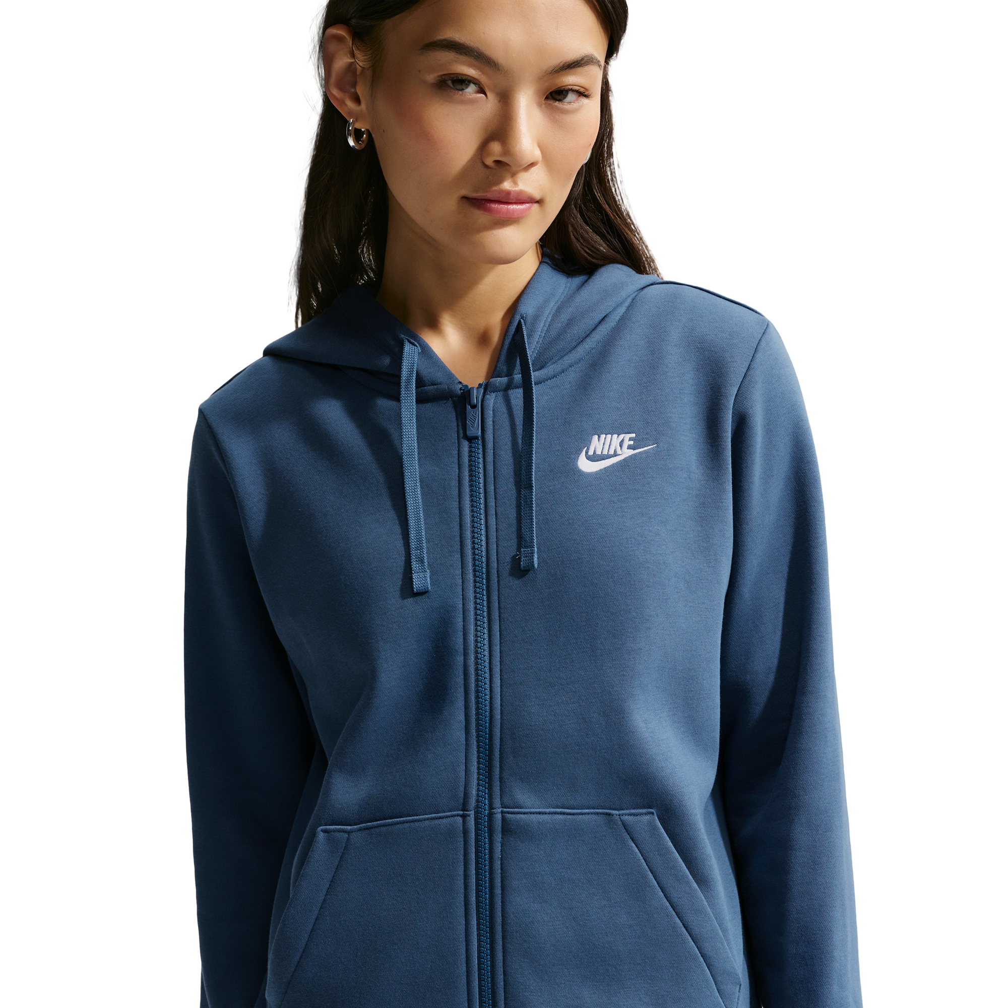 Nike NSW Club Fleece FZ Hoodie - Women's | Foot Locker