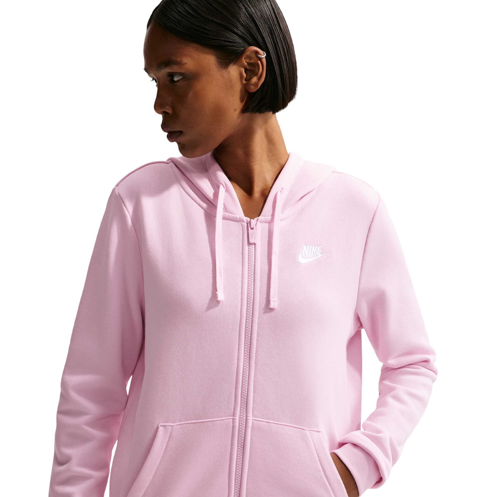 Nike NSW Club Fleece FZ Hoodie - Women's | Foot Locker