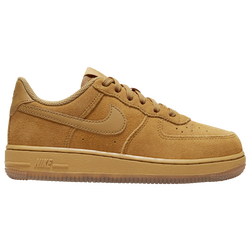 Boys' Preschool - Nike Air Force 1 Low - Wheat/Wheat/Gum Light Brown