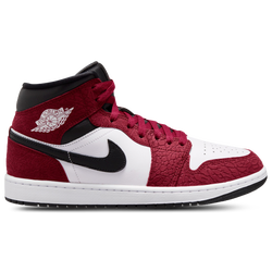 Men's - Jordan AJ1 Mid SE - Red/White/Black