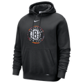 Nike Nets Club Logo City Edition Hoodie - Nike Black/Multi