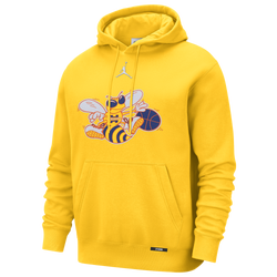Men's - Nike Hornets Club Logo City Edition Hoodie - Yellow/Multi