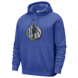 Men's - Nike Mavericks Club Logo City Edition Hoodie - Multi/Blue