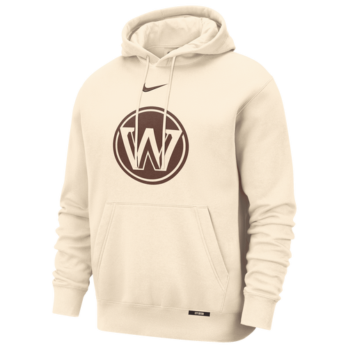 MENS - Nike Warriors Club Logo City Edition Hoodie - Tan/Multi