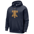 Nike 76ers Club Logo City Edition Hoodie - Nike Navy/Multi