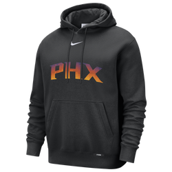 Men's - Nike Suns Club Logo City Edition Hoodie - Black/Multi