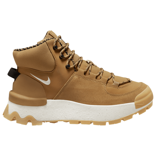 Shop Nike Womens  City Classic Boots In Wheat/white