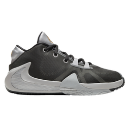 Boys' Grade School - Nike Zoom Freak 1 - Smoke Grey/Metallic Silver/Metallic Gold