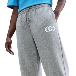 Women's - Nike CC Essentials Fleece Pant - Dk Grey Heather/White/White