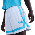 Nike CC Dri-FIT Crossover 5" Shorts - Nike White/Baltic Blue