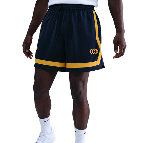 WOMENS - Nike CC DriFIT Crossover 5" Short - Midnight Navy/Amarillo