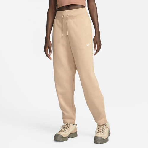 

Nike Womens Nike NSW Style Fleece HR Pants - Womens Hemp/Sail Size S