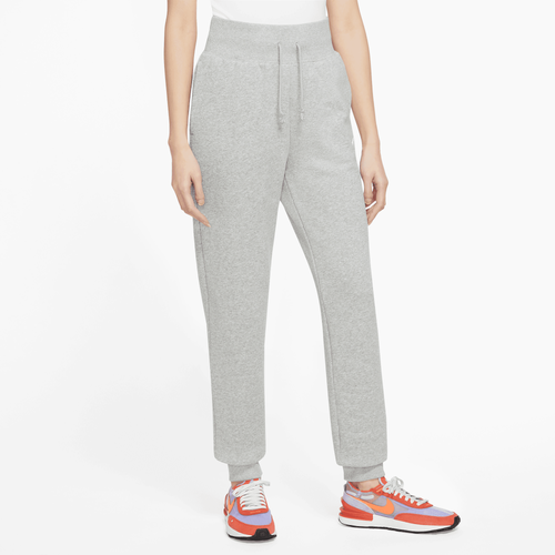 Nike Womens  Nsw Style Fleece High Rise Pant Std In Gray