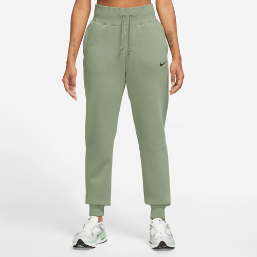 

Nike Womens Nike NSW Style Fleece High Rise Pants STD - Womens Olive Size M