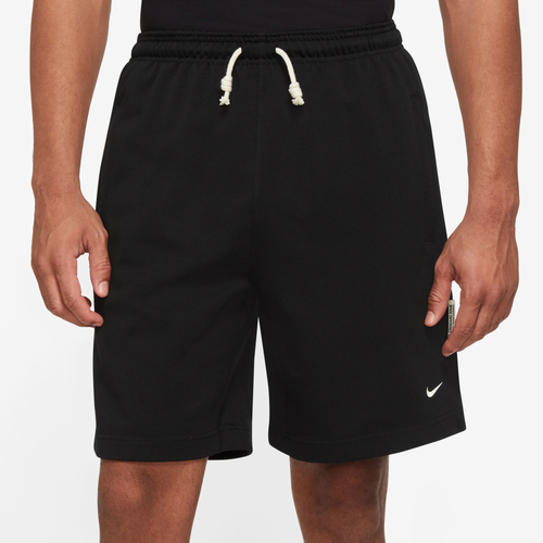 Nike Mens  Dri-fit Si Fleece 8shorts In Pale Ivory/black