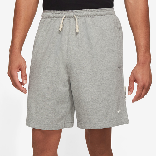 Nike Mens  Dri-fit Si Fleece 8shorts In Pale Ivory/dark Gray