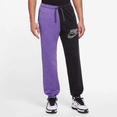 

Nike Mens Nike Standard Issue Pants - Mens Black/Purple Size M