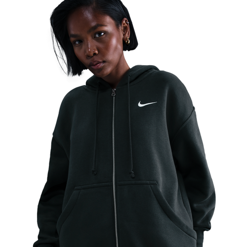 WOMENS - Nike Phoenix Fleece Long Sleeve Full-Zip - Seaweed/Sail